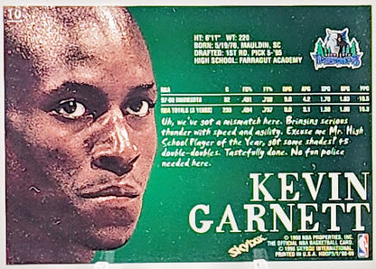 Kevin Garnett, 1998-99 SKYBOX NBA Hoops #10