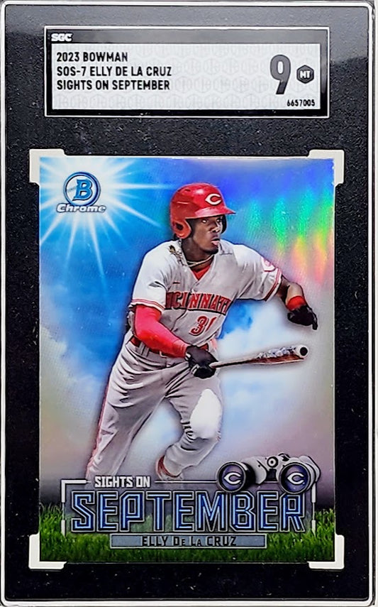 2023 Bowman Sights on September #SOS-7 Elly De La Cruz (RC) SGC 9 Mint