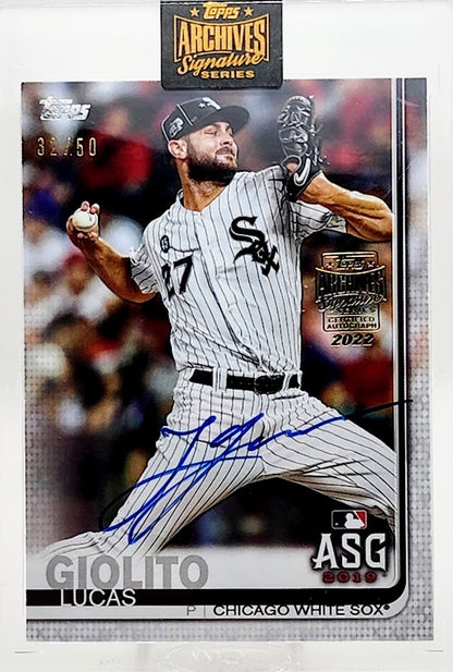 2022 Archives Signature Series #US24 Lucas Giolito id#/50