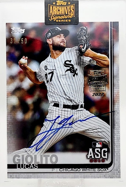 2022 Archives Signature Series #US24 Lucas Giolito id#/50