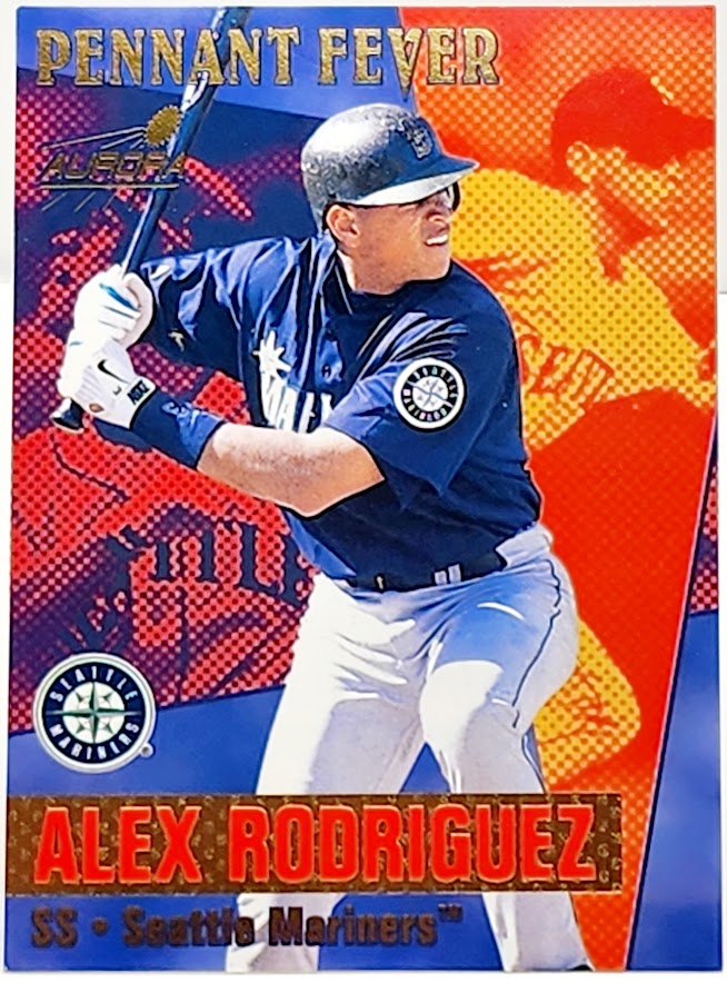 1999 Pacific Aurora #18 Alex Rodriguez Pennant Fever #18