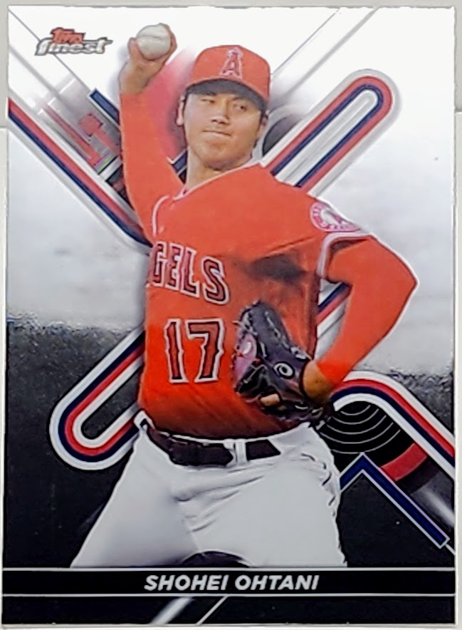 Shohei Ohitani Refractor - 2022 Topps Finest Baseball #28 LA Angels