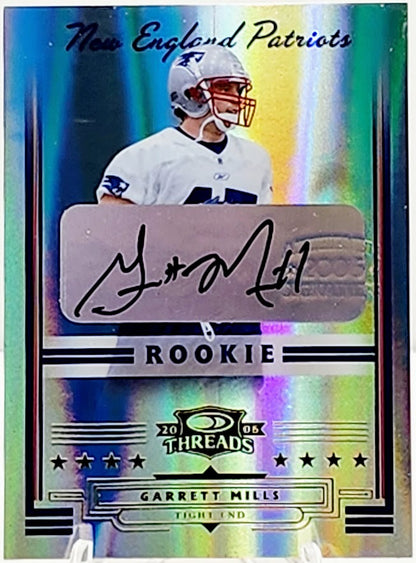 2006 Donruss Threads 259/999 Garrett Mills #270 Rookie Auto RC