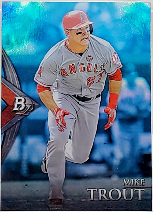2014 BOWMAN Platinum #2 MIKE TROUT BLUE SAPPHIRE Los Angeles Angels PSA 10 Gem Mint