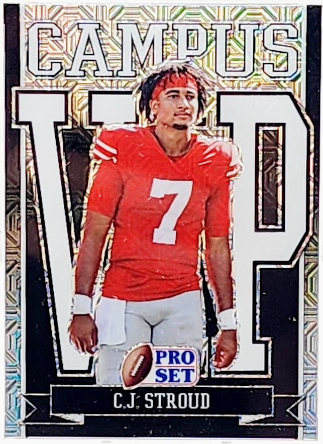 2022 Leaf Pro Set CJ Stroud Campus VIP Black Mojo Rookie VIP-CJS CCG 10 GEM Mint