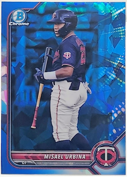 2022 Bowman Chrome Sapphire Misael Urbina Minnesota Twins #BCP-86
