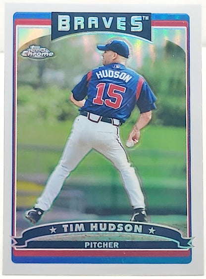 2006 Topps Chrome #195 Tim Hudson Atlanta Braves