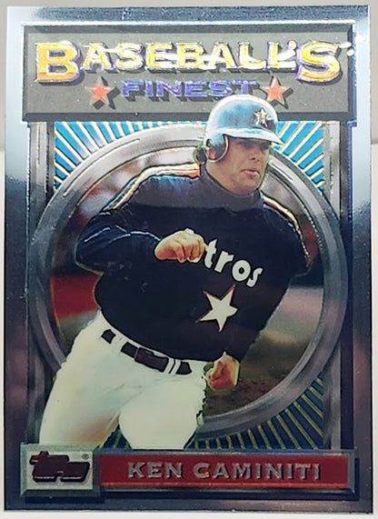 1993 Topps Baseballs Finest ken Caminiti Card #131 - walk-of-famesports