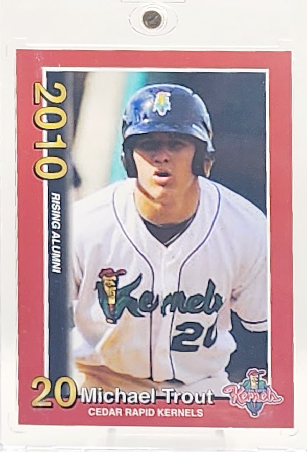 2010 Cedar Rapids Kernels Mike Trout # 2 Michael Trout - walk-of-famesports