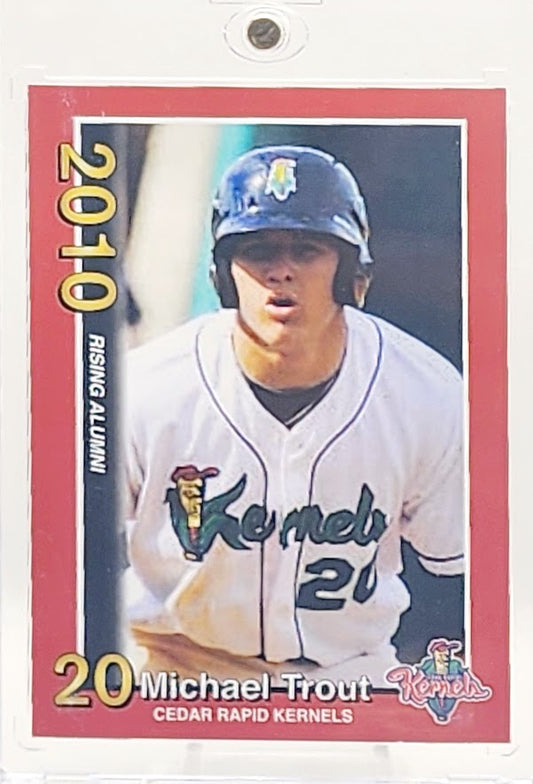 2010 Cedar Rapids Kernels Mike Trout # 2 Michael Trout - walk-of-famesports
