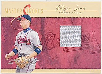 Chipper Jones 2005 Studio Masterstrokes Jersey 108/225 Card# MS-23 - walk-of-famesports
