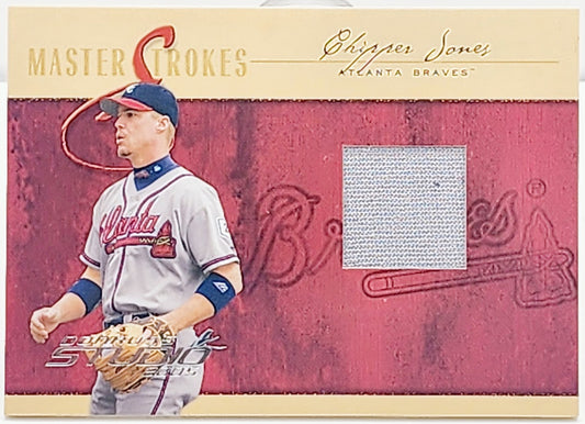 Chipper Jones 2005 Studio Masterstrokes Jersey 108/225 Card# MS-23 - walk-of-famesports
