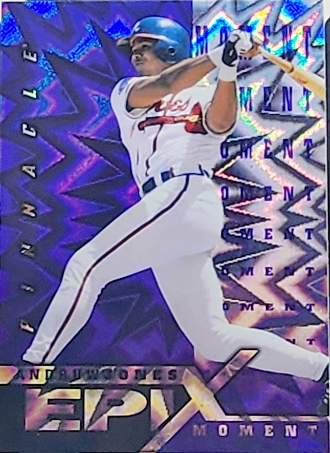 1998 Pinnacle Epix Moment Andruw Jones Purple #E20 ISA 10 Gem Mint - walk-of-famesports