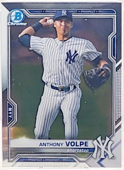 2021 Bowman Chrome Anthony Volpe #BCP85 GMA 10 GEM Mint - walk-of-famesports