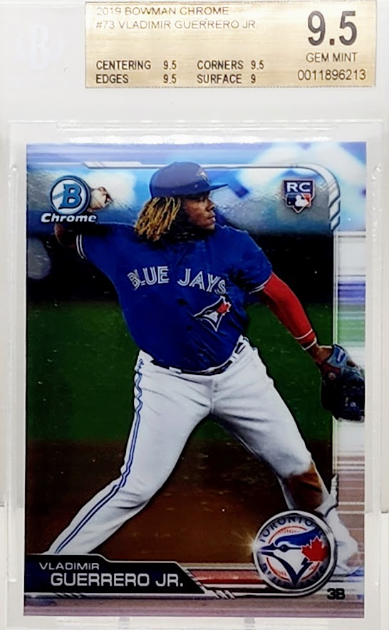 2019 Bowman Chrome Vladimir Guerrero Jr Rookie Card RC #73 BGS 9.5 Blue Jays