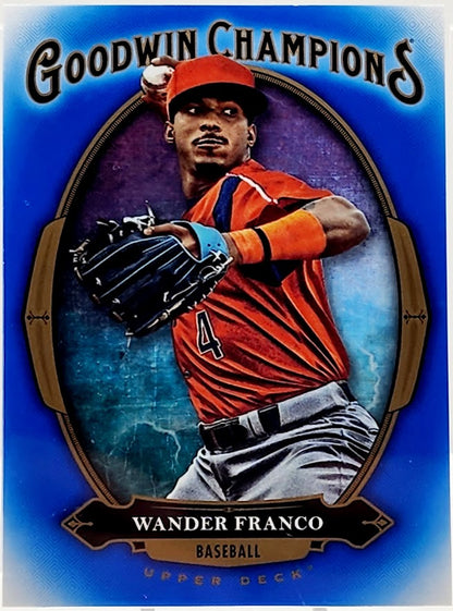 2020 Upper Deck Wander Franco ROOKIE Royal Blue Variation #30 Parish 10 Gem Mint