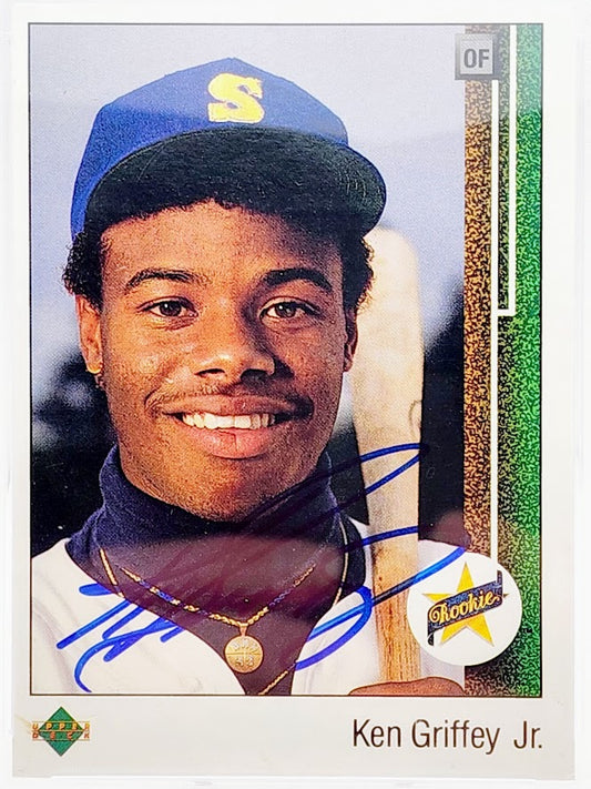 1989 UPPER DECK STAR ROOKIE #1 KEN GRIFFEY JR. RC HOF PSA 9 DNA AUTO GRADE