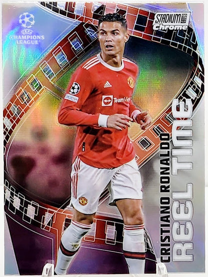 2021-22 Cristiano Ronaldo Reel Time Stadium Club Chrome #RT-CR