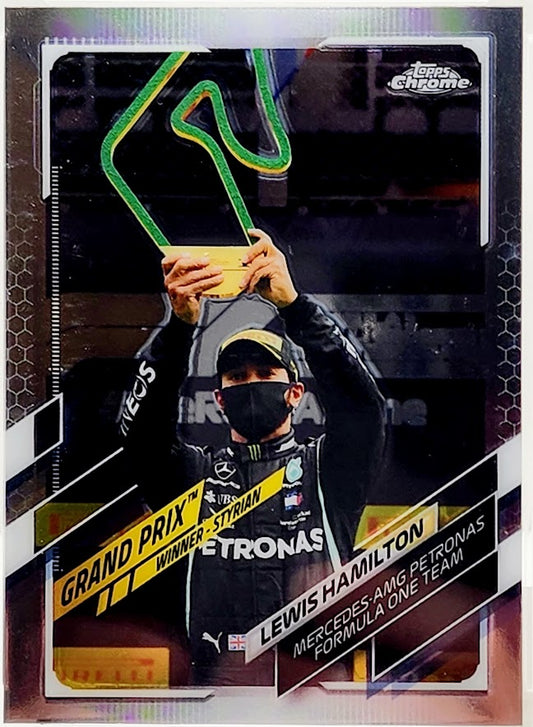 2021 TOPPS CHROME F1 LEWIS HAMILTON #139 Parish 9 Mint