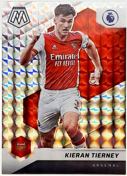 2021-22 Panini Mosaic Premier League Mosaic Prizm Kieran Tierney #66