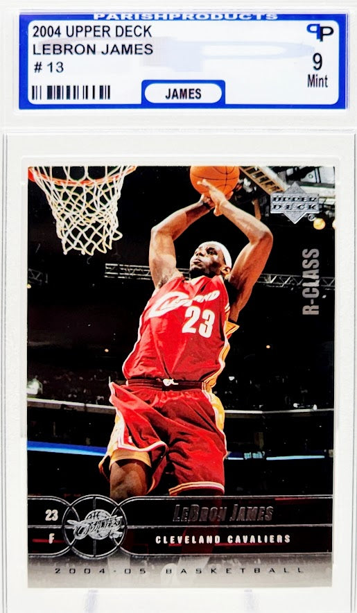 2004 Lebron James Upper Deck R-Class Card #13 Parish Products Mint 9