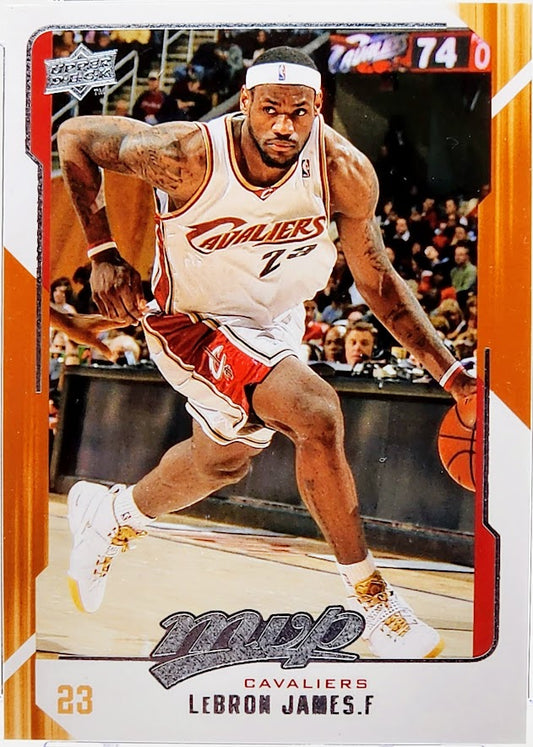 2008-09 Upper Deck MVP Lebron James #28 CSG 9 Mint
