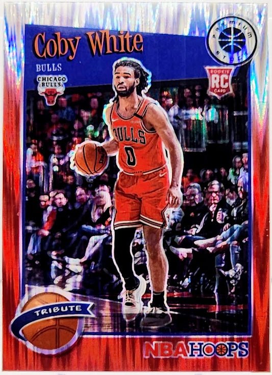 2019 Hoops Premium Stock Pulsar #295 Coby White Red Flash PSA 10 GEM MINT