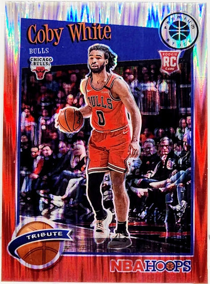 2019 Hoops Premium Stock Pulsar #295 Coby White Red Flash PSA 10 GEM MINT