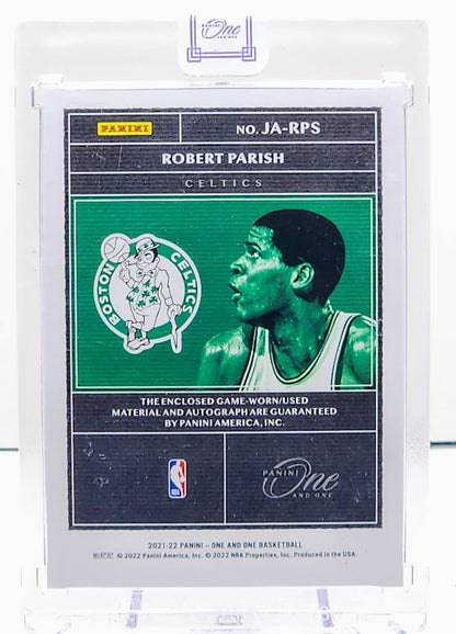 2020-21 Panini One And One Basketball Relic Auto #JA-RPS Robert Parish Card /99