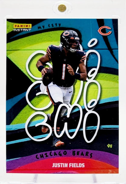 2021 Panini Instant My City Justin Fields #MC-6 Chicago Bears 1/1860
