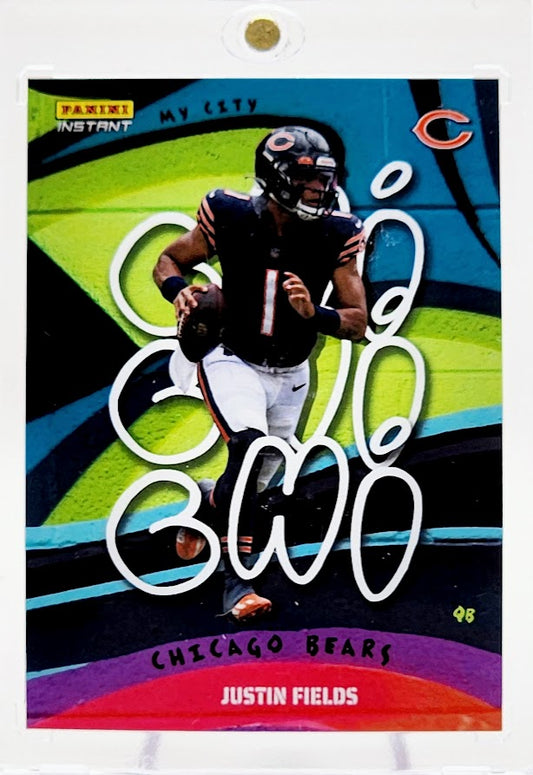 2021 Panini Instant My City Justin Fields #MC-6 Chicago Bears 1/1860