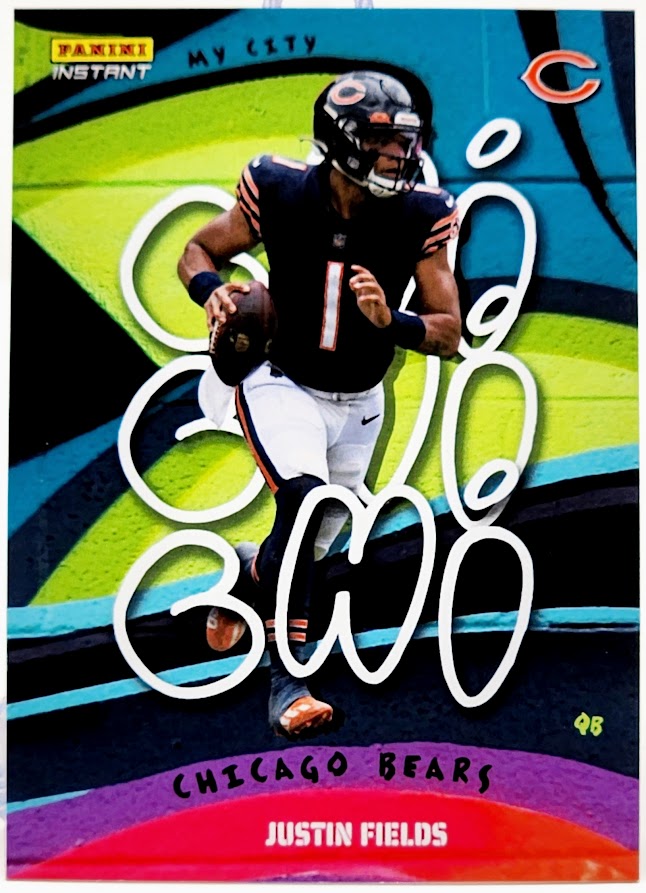 2021 Panini Instant My City Justin Fields #MC-6 Chicago Bears 1/1860