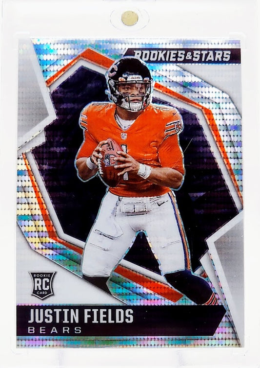 2022 Rookies & Stars Justin Fields Pulsar Rookie Prizm RC 104