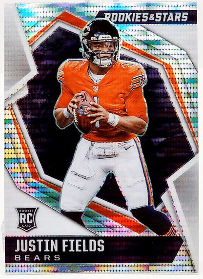 2022 Rookies & Stars Justin Fields Pulsar Rookie Prizm RC 104