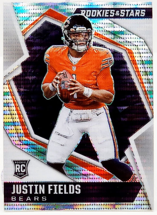 2022 Rookies & Stars Justin Fields Pulsar Rookie Prizm RC 104
