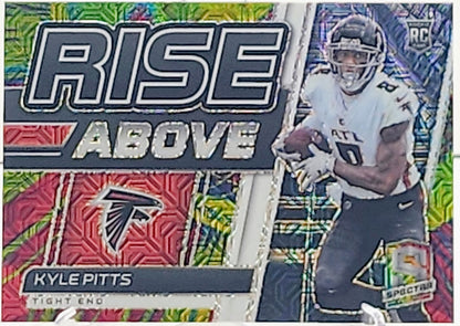 2021 Spectra Football Rise Above Meta 9/25 Kyle Pitts Rookie #RA-15 Atlanta Falcons