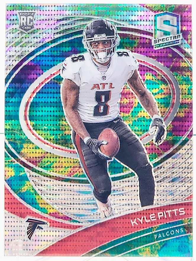 2021 Panini Spectra Celestial Rookie 30/99 Kyle Pitts #145 Rookie RC Atlanta Falcons