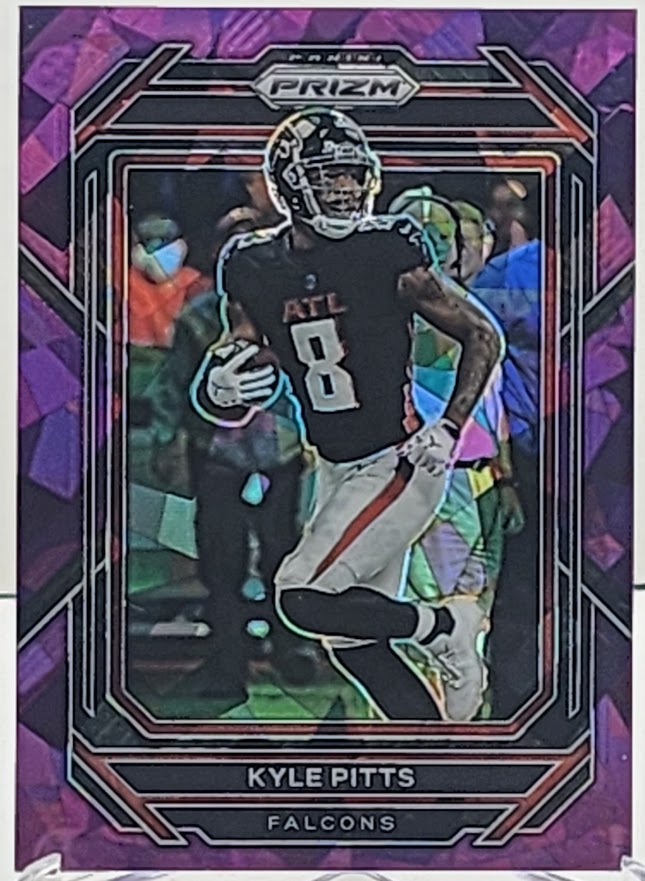 KYLE PITTS 2022 PANINI PRIZM PURPLE ICE PRIZM /225 #14 ATLANTA FALCONS