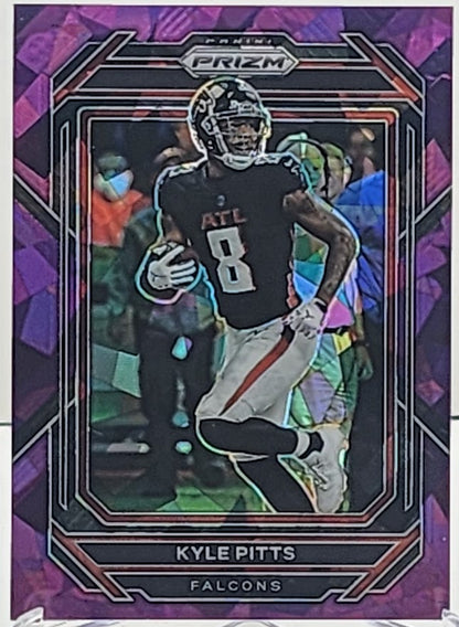 KYLE PITTS 2022 PANINI PRIZM PURPLE ICE PRIZM /225 #14 ATLANTA FALCONS