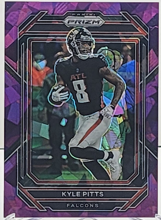 KYLE PITTS 2022 PANINI PRIZM PURPLE ICE PRIZM /225 #14 ATLANTA FALCONS
