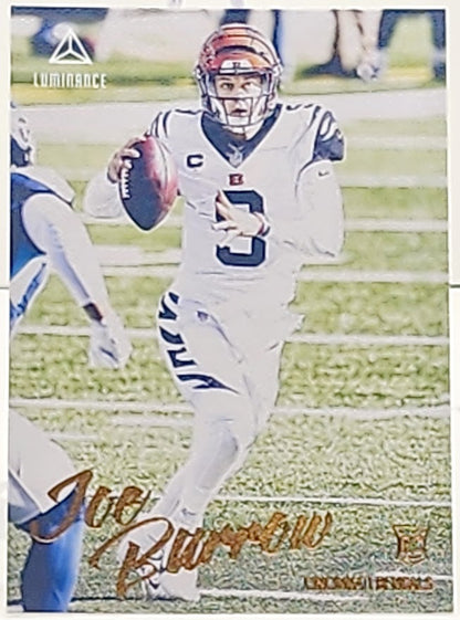 JOE BURROW ROOKIE CARD #207 BENGALS RC 2020 Panini Chronicles Luminance LSU