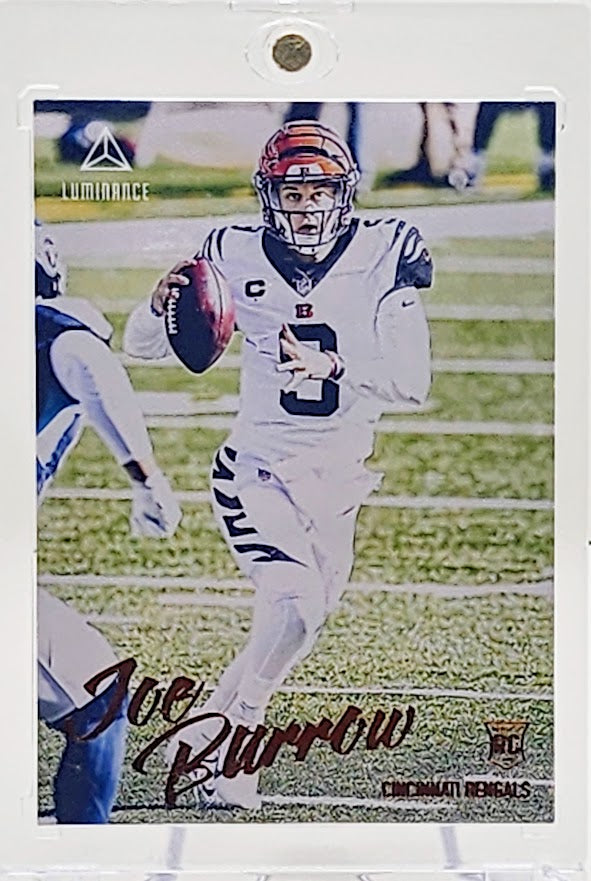 JOE BURROW ROOKIE CARD #207 BENGALS RC 2020 Panini Chronicles Luminance LSU