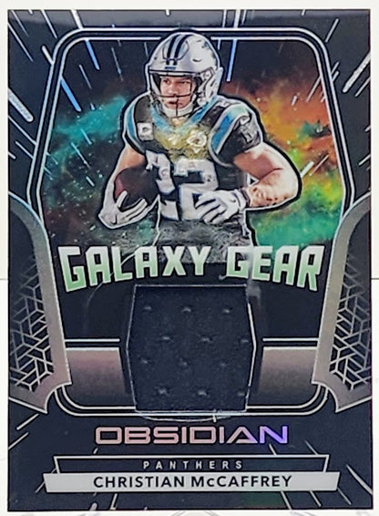 2020 Panini Obsidian Patch Galaxy Gear 28/100 Christian McCaffrey #GG28