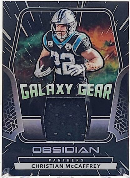 2020 Panini Obsidian Patch Galaxy Gear 28/100 Christian McCaffrey #GG28