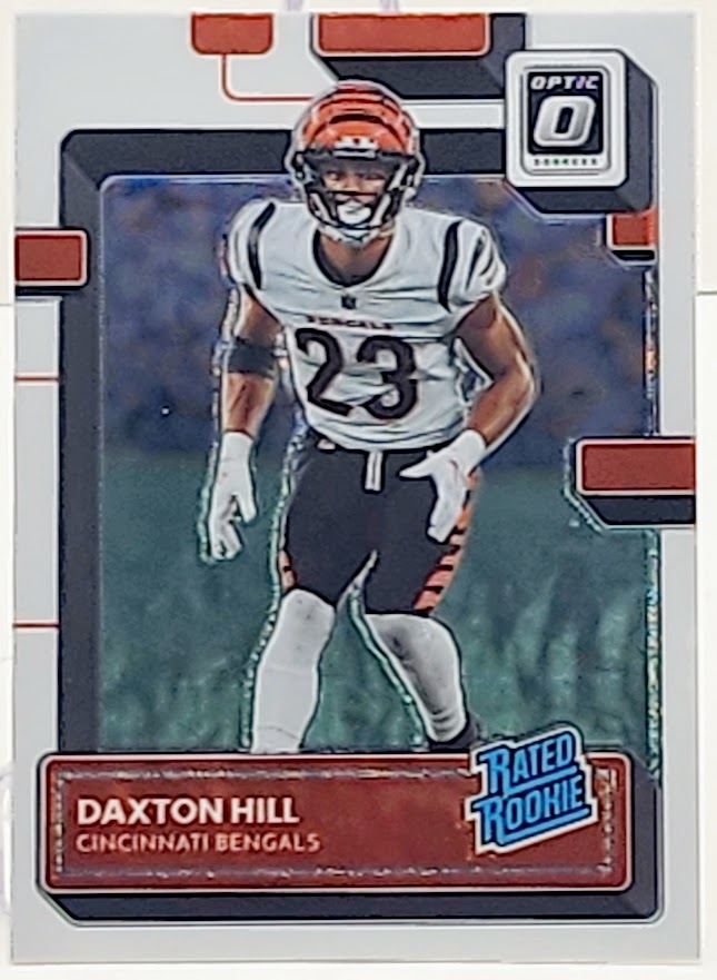2022 Panini Donruss Optic Daxton Hill Rated Rookie Silver Holo Prizm #257