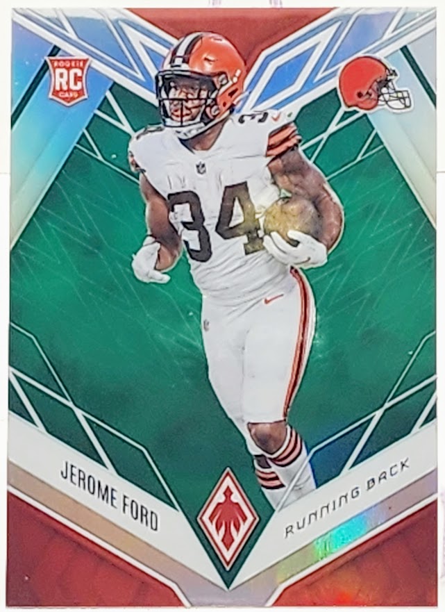 2022 Panini Phoenix GREEN Jerome Ford RC SSP 2/25 Cleveland Browns
