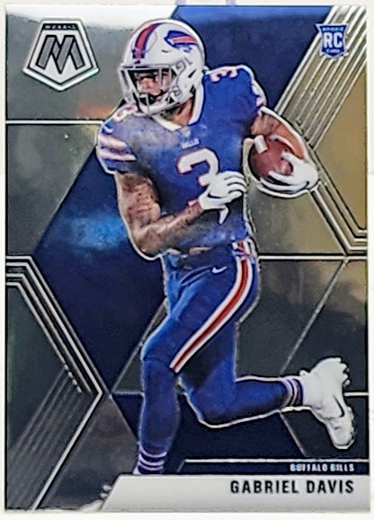 2020 Panini Mosaic Rookies Silver Prizm Gabriel Davis #239 Rookie RC