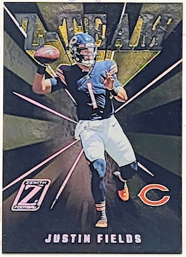JUSTIN FIELDS 2022 Panini Zenith Football Z-Team #ZT-12 Chicago Bears SP