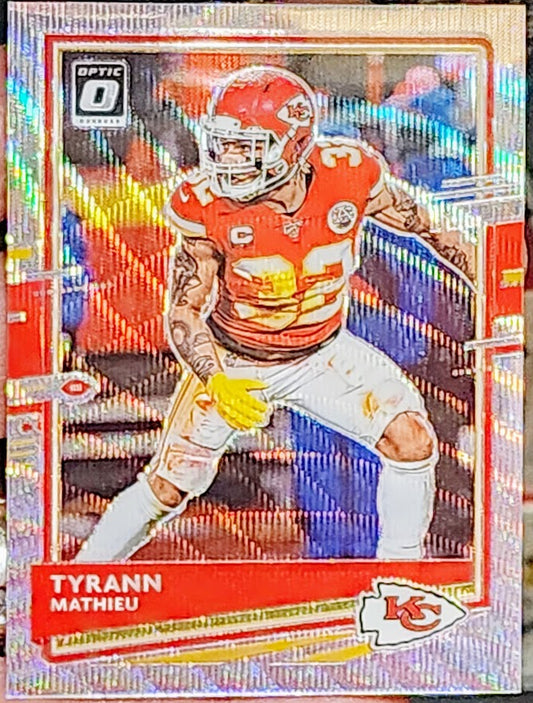 2022 Panini Donruss Optic Tyrann Mathieu #4 Silver Prizm 171/199 Kansas City Chiefs RC