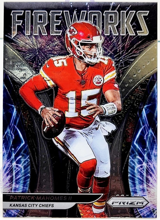 2021 Panini Prizm Fireworks Patrick Mahomes II #F-15 Chiefs